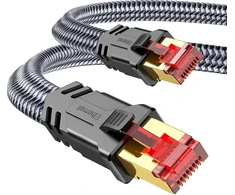 Cat 8 Lan kabelis 3m, 40 Gbps tinklo kabelis, 2000 Mhz