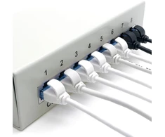 Cat6 Tinklo Kabelis 1m, 10vnt, Pilkas, 1000 Mbit/s
