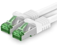 Cat7 tinklo kabelis - cat 7 ethernet kabelis, tinklo / interneto / dsl / modemo / maršrutizatoriaus / hub patch kabelis, lan kabelis, neapdorotas kabelis, 10 gb/s (s-ftp pimf), patch kabelio rinkinys su rj 45 jungtimi, cat.6a