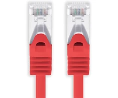 Cat7 tinklo kabelis Sftp 10m raudonas su Rj45 jungtimis