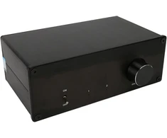 Automagnetola Ccylez pasyvus garsiakalbių jungiklis 1 į 2 išėjimus, neprarandantis hifi stereo garsas, juodas, skirtas stiprintuvui ir garsiakalbio audio kabeliui (eu kištukas)