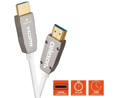 Celexon hdmi uhd active 48gbps optinis kabelis - 10m - baltas - optinis hdmi signalo perdavimas - earc - vrr - allm