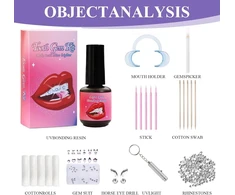 Celiodd totorių papuošalų dantų brangakmenių rinkinys, dantų papuošalų rinkinys, dantų brangakmeniai, dantų akmenų rinkinys "pasidaryk pats" drugelio dantų brangakmeniai su 1480 vienetų, tinkami vakarėliams ir kasdieniam gyvenimui