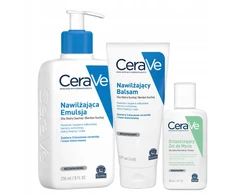 Cerave Drėkinamasis kūno balzamas 177ml, Drėkinamoji emulsija 237ml + Dovana