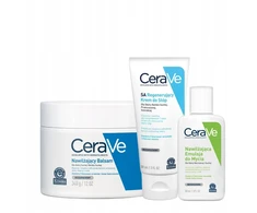 Cerave Regeneruojantis pėdų kremas 88ml, Drėkinamasis balzamas 340g + dovana