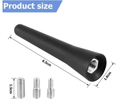 Cgeamdy Automobilio Antena 6.5 cm - Universali Radijo Stogo Antena
