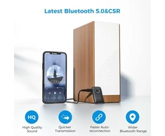 Cgzz Bluetooth 5.0 belaidis imtuvas su Csr Core, atkūrimo trukmė 15 val., jungties atstumas 30 m, įmontuotas mikrofonas, laisvų rankų įranga ir balso navigacija, pilkas