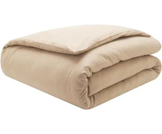 Chambray Frisson Plain Cotton Flannel Antklodės Užvalkalas 260 x 240 cm Essix