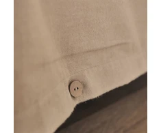 Chambray Frisson Plain Cotton Flannel Antklodės Užvalkalas 260 x 240 cm Essix