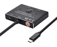 Chenyang Cy Pd 8k@30hz 100w 10gbps Usb-c Type-c dvikryptis jungiklis Mst 1 į 2 šakotuvas palaiko vaizdo duomenis