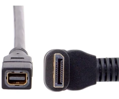 Chenyang Displayport į Mini Displayport kabelis Mini Displayport moteriškas į Displayport vyriškas 90 laipsnių kampu kabelis
