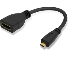 Chenyang Micro Hdmi į Hdmi moterišką 4k60hz Hdtv kabelio adapteris monitoriams, kameroms, 10 cm