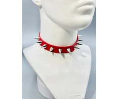 Chokeris apykaklė punk goth alternative spygliai kniedės punkrock steam punk