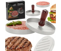Chomik mėsos maltinių, burgerių, kotletų formavimo presas su iškilimais