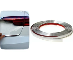 Chrom juosta 20mm (2cm) 5m chromuota tuning juosta dekoratyvinė automobilinė