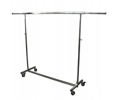 Chromuotas drabužių stovas Gerso, plotis 150 cm – elegantiškas ir funkcionalus!