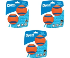 Chuckit! Ultra Ball žaislas šunims, rinkinys 3 x dydis M 6 cm 2 vnt.