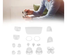 Ciciglow Gamepad mygtukai, L2 R2 pilnas mygtukų rinkinys, skirtas Ps5 žaidimų valdikliui, baltas