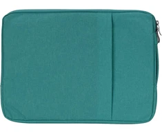 Ciciglow nešiojamo kompiuterio dėklas 15.6 colio 39 x 29 x 2 cm dvigubo sluoksnio dizaino poliesterinis nešiojamo kompiuterio krepšys, skirtas os laptop pro, skirtas dell (teal)