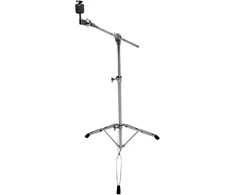 Cimbolų stovo laikiklis Cbs-100 dvigubas, aukštis apytiksliai 90cm/150cm, 1 lygio ištraukiamas, su 30cm laikikliu