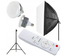 Cinegen Lemputė su reguliuojamu galingumu ir spalva Softbox 150w