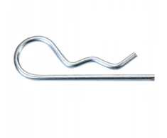 Cinkuota spyruoklinė kaištis fi 3 mm, ilgis 75 mm 50020412 Ak34-003