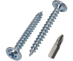 Cinkuoti medienos varžtai 3.5x30mm, 200 vnt.