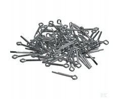 Cinkuotos skirstytuvų spynos 2.5x18 mm, 100 vnt.