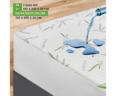 Čiužinys Čiužinio užvalkalas 100x200 cm, neperšlampamas, su gumine juosta