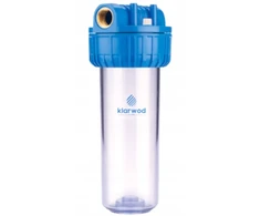 Clarkcorp Klarwod 10" korpusinis filtro korpusas vandeniui, 3 dalių, jungtys 1"