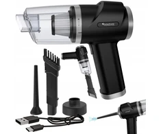 Clatronic Rankinis Galingas Automobilinis Dulkių Siurblys 2in1 Pūstuvas Automobiliui Namams Led 5kpa Usb C