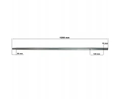 Clever Leon 125 cm ŽEMESNIO BATUTO STULPAS + VARŽTAI, atstumas 12 cm, VAMZDIS