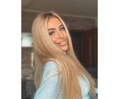 Clip-in Shinyhair tiesūs šviesiai rudi plaukai #18 50cm 240g