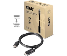 Club3d displayport™ 1.4 į hdmi™ 2.0b hdr kabelis male/male 2m/6.56 ft. - kabelio sąsajos/lyties adapteriai (displayport 1.4, hdmi 2.0, male/male, 2 m, juodas)