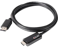 Club3d displayport™ 1.4 į hdmi™ 2.0b hdr kabelis male/male 2m/6.56 ft. - kabelio sąsajos/lyties adapteriai (displayport 1.4, hdmi 2.0, male/male, 2 m, juodas)