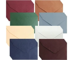 Clvpai gofruoti vokai, vokai be langelio, tekstūruoti vokai, vestuvėms, atvirukams, kvietimams (8 spalvos, 162 x 114 mm)