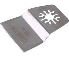 Cnbtr sidabrinis 52 mm pločio nerūdijančio plieno osciliuojančio įrankio universalus lankstus grandiklio peiliukas, 10 vnt. rinkinys