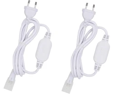 Cob Led juosta 20m, 220v-240v, 288 Led/m, 10x6mm, su Eu kištuku