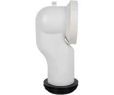 Cofan 90° alkūninė mova, Pp, 110 mm su gumine tarpine