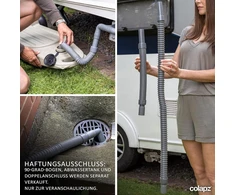 Colapz Ištraukiama Nuotekų Žarna Kemperiui, 8m