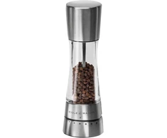 Cole &amp; Mason H59401g Gourmet Precision Derwent akrilinis ir nerūdijančio plieno pipirų malūnėlis, sidabrinis