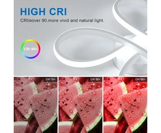 Comely Modernus Led lubinis šviestuvas, 30w, 3400 lm, gėlių formos, 6500k