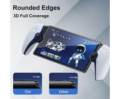 Conapika Ekrano apsauga, skirta Sony Playstation Portal, 2 vnt., 9h apsauga nuo įbrėžimų, apsauga nuo pirštų atspaudų, itin skaidri, labai jautri, grūdinto stiklo ekrano apsauga be burbuliukų
