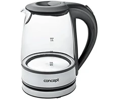 Concept Rk-4900 stiklas ir nerūdijantis plienas 1.2 l, greitasis virdulys
