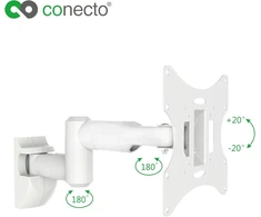 Conecto Sa-cc50252-v2 Sieninis Laikiklis Monitoriams/tv Iki 42" Balta