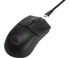 Kilimėlis Cooler Master Mm712 Rgb žaidimų pelė - itin lengva 59g, hibridinė belaidė, 19k Dpi Paw3370 optinis jutiklis, 70 milijonų paspaudimų optinis jungiklis, valdymas realiu laiku, Masterplus+ (38k Dpi, tik Pc) - juoda