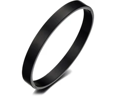 Coolsteelandbeyond Klasikinė apyrankė vyrams ir moterims, nerūdijančio plieno, satino apdaila