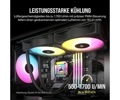 Corsair Af140 Rgb Elite 140mm Pwm ventiliatorių rinkinys su Rgb apšvietimu
