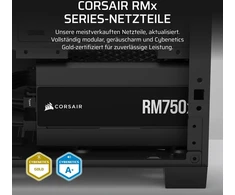Corsair Rm750x Maitinimo šaltinis, 750w, Atx 3.1, Pcie 5.1