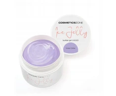 Cosmetic 2K Uv led gelis nagų priauginimui žele ice jelly violet glitter 50ml